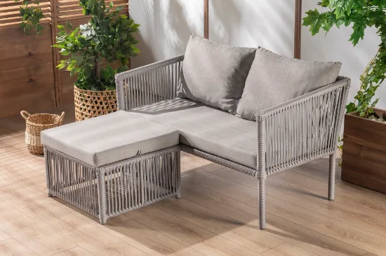 Image de Vavrattan Berlin Mini Köşe Takımı, Açık Gri