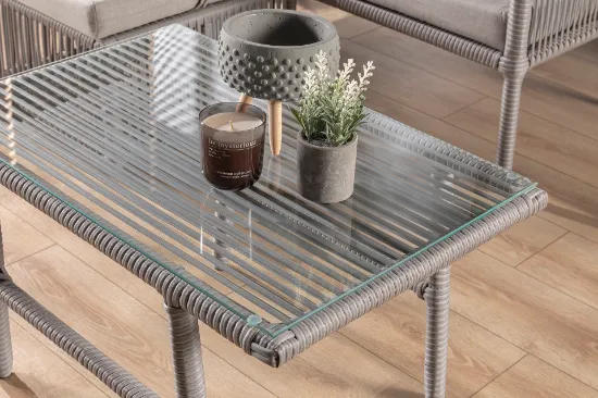 Image de Vavrattan Berlin Mini Köşe Takımı, Açık Gri