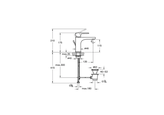 Image de Root Round Mitigeurs lavabo avec capteur (Chromé)