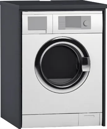 Image de Meuble demi-colonne pour lave-linge 70 (Anthracite gris brillant)