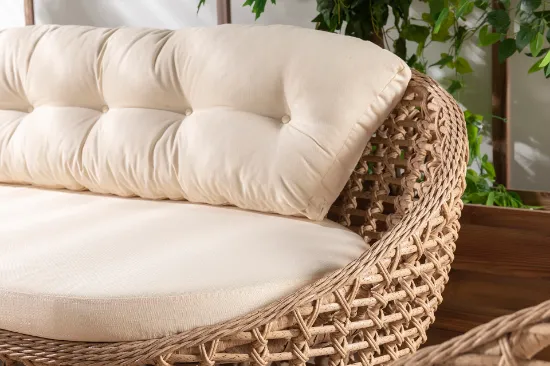 Image de  İsabel Rattan Bahçe Takımı, Cappuccino