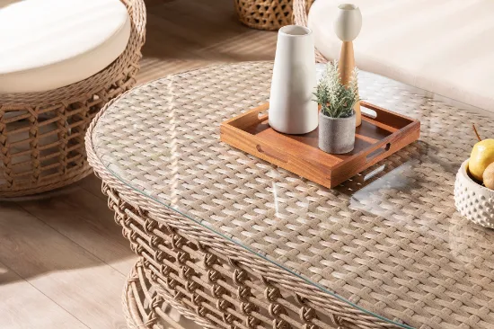 Image de  İsabel Rattan Bahçe Takımı, Cappuccino