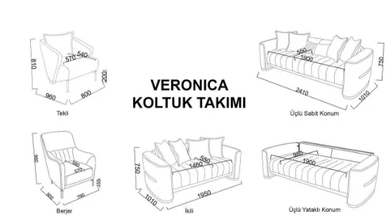 Image de Veronica Koltuk Takımı