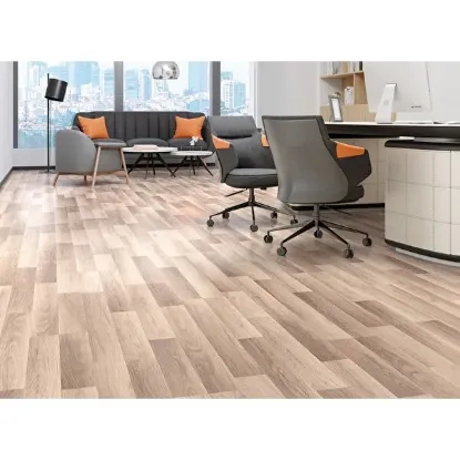 Image de Çamsan Laminant Parke 8mm Klasik Elegant Meşe 555+6cm Pervaz+şilte