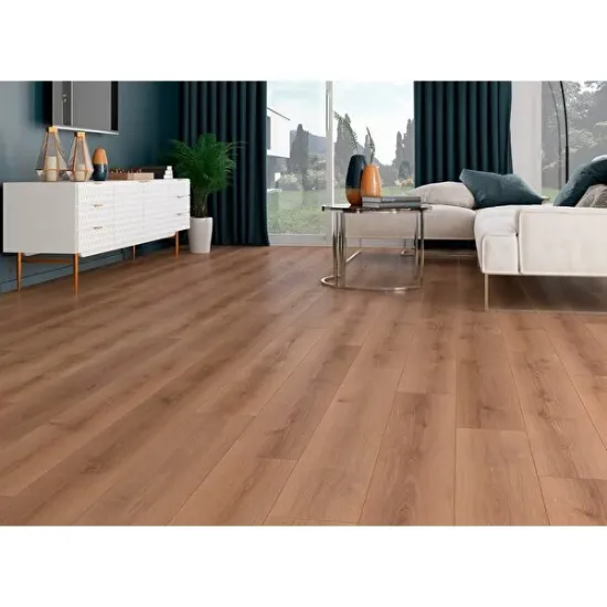 Image de Çamsan Laminant Derzli Parke 10mm Platinum Natural Meşe 625+8cm Pervaz+şilte