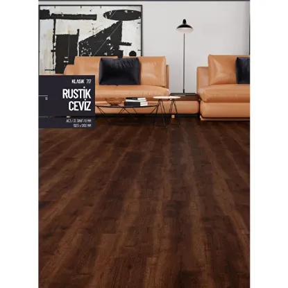 Image de Çamsan Rustik Ceviz 8mm Laminant Parke