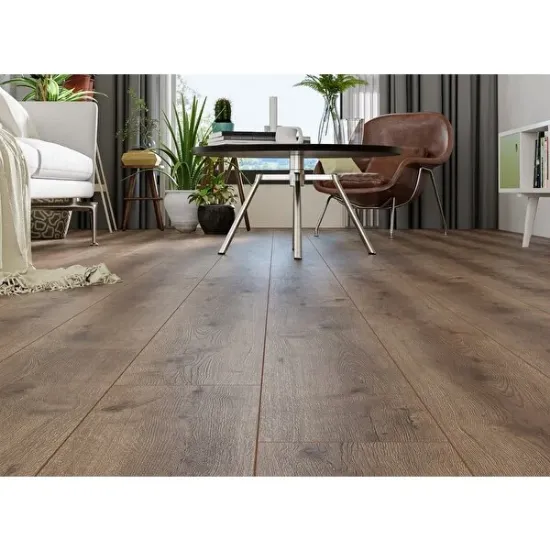 Image de Çamsan Laminant Derzli Parke 8mm Modern Long Cunda Meşe 727+6cm Pervaz+şilte