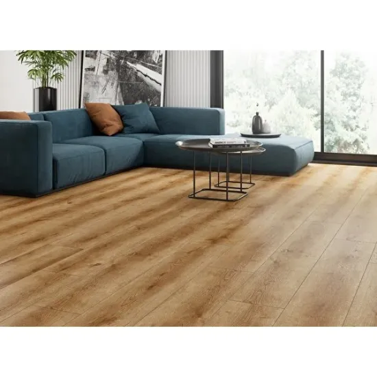 Image de Çamsan Laminant Derzli Parke 8mm Modern Long Balkan Meşe 722+6cm Pervaz+şilte