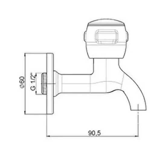 Image de Gpd Kısa Musluk Rios Kms30