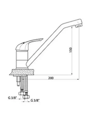 Image de Gpd Döner Eviye Bataryası Adrio Meb120