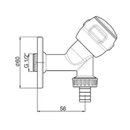 Image de Gpd Çamaşır Musluğu Rios Cms30