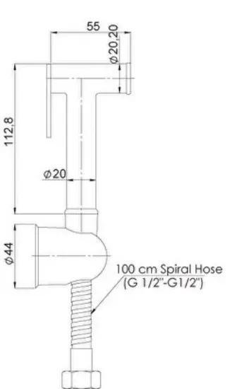 Image de Gpd Spiralli Taharet El Duşu Pirinç Sts04