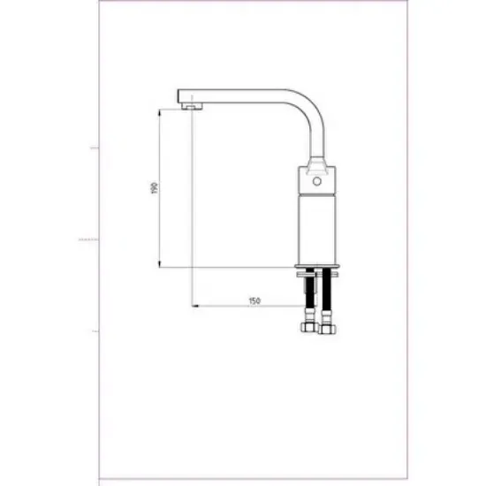 Image de Gpd Tek Gövde Lavabo Bataryası Ritmo Mtl85