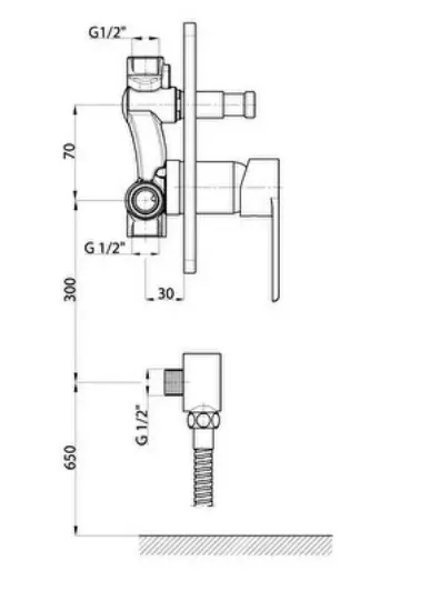 Image de Gpd Ankastre Kabin Bataryası Atros Mkb65