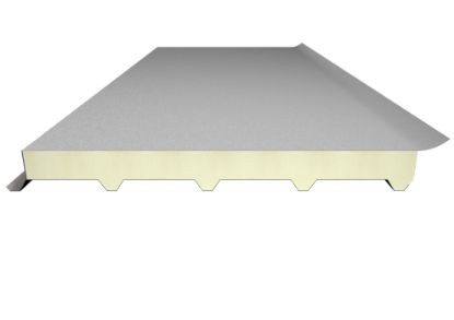 Image de Panneau Pour Couverture Avec Membrane à 5 Nervures-Tôle Unique