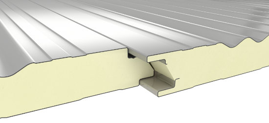 Image de Panneau Pour Bardage Sinus & Rayé à Fixation Cachée