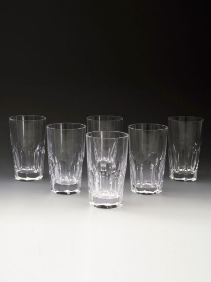 Image de Verre à eau perlé sans raisin, lot de 6