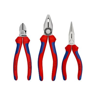 Image de Knipex Pince triple à bec effilé, jeu de ciseaux latéraux