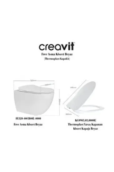 Image de Creavit Free Asma Klozet Fe320