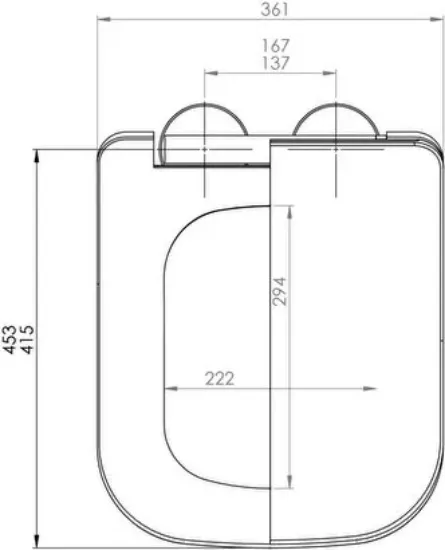 Image de Seramiksan Saturn Rim-Out (Kanalsız) Asma Klozet + VitrA Gömme Rezervuar + Yavaş Kapanır Kapak Set