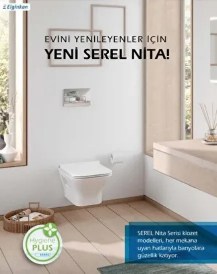 Image de Serel Nita 52 Cm Asma Klozet Kapak Hariç Nt10ods110h