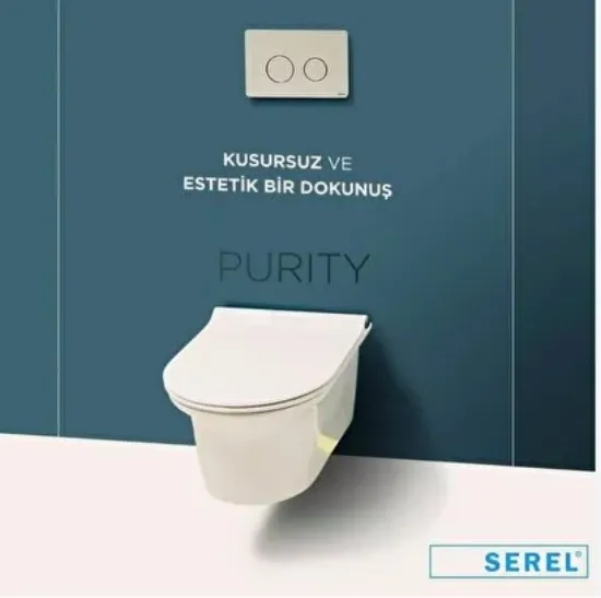 Image de Serel Purity Asma Klozet Kapak Hariç Pr10ads110h