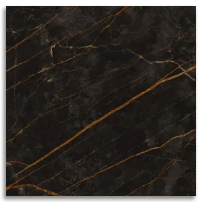 Image de Yurtbay Seramik The Marble Siyah Sırlı Porselen (60x60cm)