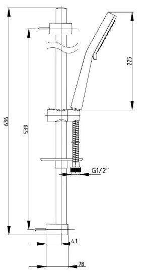 Image de Eca Fırat Banyo Hareketli Duş Seti 102146006