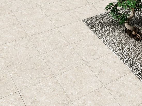 Image de Terrazzo Cream 2cm Mat Rektifiyeli