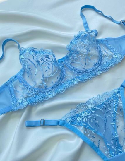 Image de Luna Neon Dantelli Bralet Takım (Sütyen&Tanga)