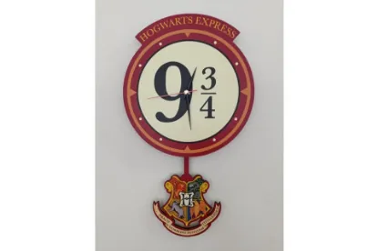 Image de HOGWARTS EXPRESS II DEKORATİF SARKAÇLI DUVAR SAATİ 