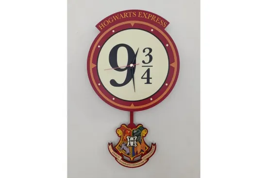 Image de HOGWARTS EXPRESS II DEKORATİF SARKAÇLI DUVAR SAATİ 