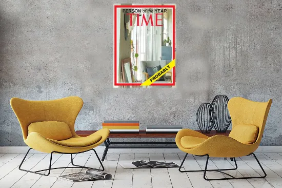 Image de TIME MAGAZİN KAPAĞI AYNA, 30X42