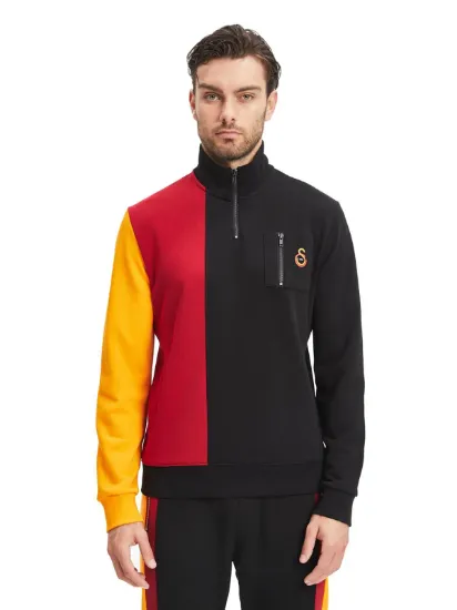 Image de Galatasaray Erkek Fermuarlı Hoodie