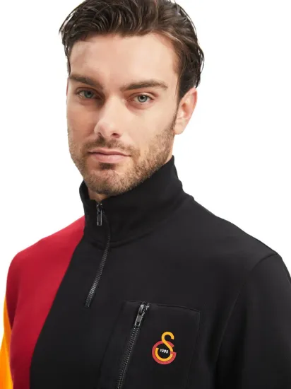 Image de Galatasaray Erkek Fermuarlı Hoodie