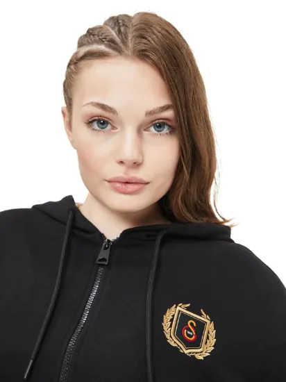 Image de Galatasaray Kadın Fermuarlı Hoodie