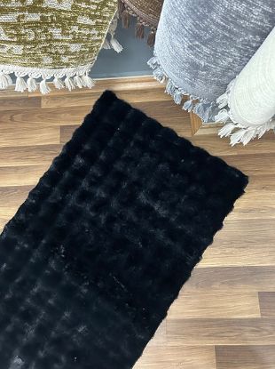 Image de EMBOSS TAVŞAN PELUŞ Siyah