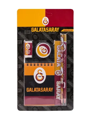 Image de Galatasaray Kurşun Kalem 5’li Kırtasiye Seti