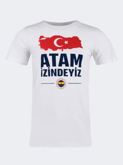 Image de Erkek Beyaz ATAM İzindeyiz Tshirt