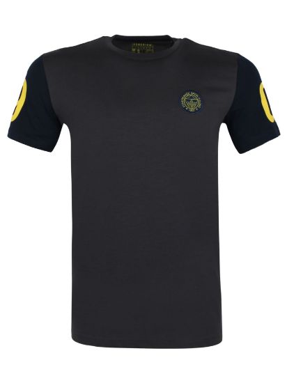 Image de Fenerbahçe Erkek Gri Tribün 1907 Kol Detaylı Tshirt