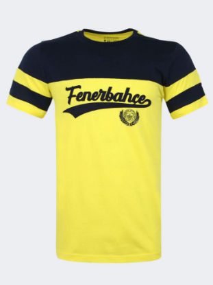 Image de Fenerbahçe Erkek Sarı Lacivert Kolej Tshirt