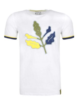 Image de Fenerbahçe Erkek Beyaz Tribün Sarı Lacivert Palamut Tshirt