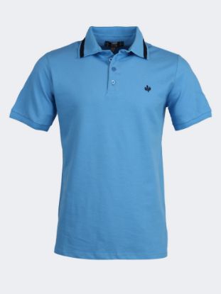 Image de Erkek Mavi Club Brit Detaylı Polo Tshirt