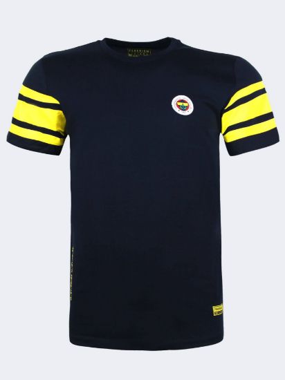 Image de Fenerbahçe Lacivert Erkek Tribün Kol Detaylı Tshirt