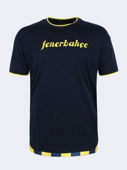 Image de Erkek Lacivert Tribün Fenerbahçe Tshirt