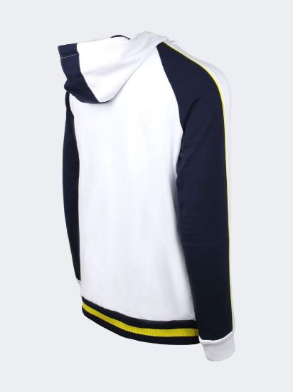 Image de Erkek Beyaz Tribün Parçalı Reglan Sweatshirt