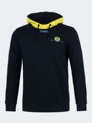 Image de Erkek Lacivert Kolej Dokuma Etiketli Sweatshirt