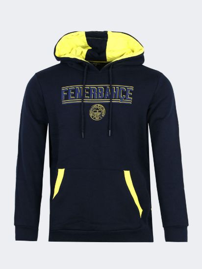 Image de Erkek Lacivert Tribün Fenerbahçe Baskılı Sweatshirt