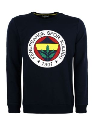 Image de Fenerbahçe Lacivert Tribün Logo Erkek Sweatshirt