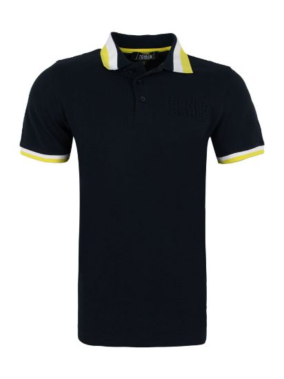 Image de Fenerbahçe Lacivert Tribün Emboss Erkek Polo Tshirt